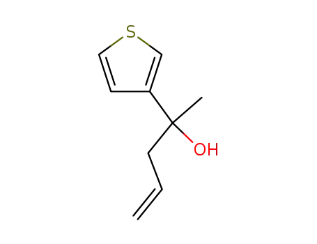 2-(thiophen-3-yl)pent-4-en-2-ol
