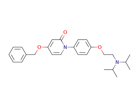 4-(benzyloxy)-1-(4-[2-(diisopropylamino)ethoxy]-phenyl)pyridin-2(1H)-one