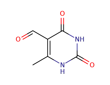 1,2,3,4-tetrahydro-6-methyl-2,4-dioxo-5-pyrimidinecarbaldehyde