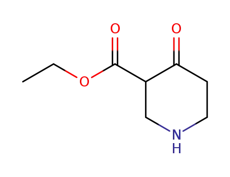 Molecular Structure of 67848-59-3 (4-OXO-PIPERIDINE-3-CARBOXYLIC ACID ETHYL ESTER)