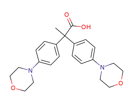2,2-bis(4-morpholinophenyl)propionic acid