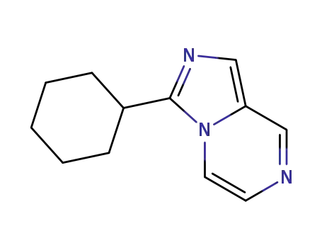 Molecular Structure of 441064-91-1 (3-CyclohexyliMidazo[1,5-a]pyrazine)