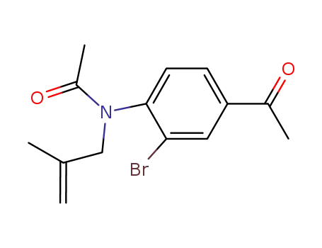 N-(4-acetyl-2-bromophenyl)-N-(2-methylallyl)acetamide