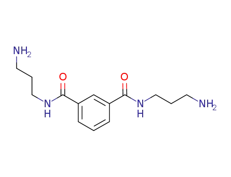 Molecular Structure of 819883-45-9 (1,3-Benzenedicarboxamide, N,N'-bis(3-aminopropyl)-)