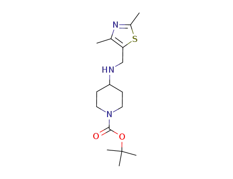 4-{[(2,4-dimethyl-thiazol-5-yl)methyl]-amino}-piperidine-1-carboxylic acid tert-butyl ester