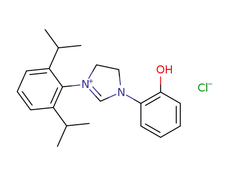 1-(2,6-diisopropylphenyl)-3-(2-hydroxyphenyl)-4,5-dihydro-imidazolyl chloride
