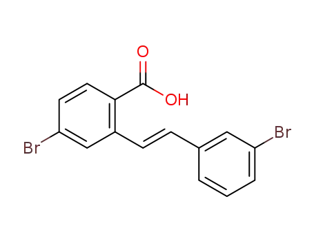 4-Bromo-2-[2-[3-bromophenyl]ethenyl]benzoic acid
