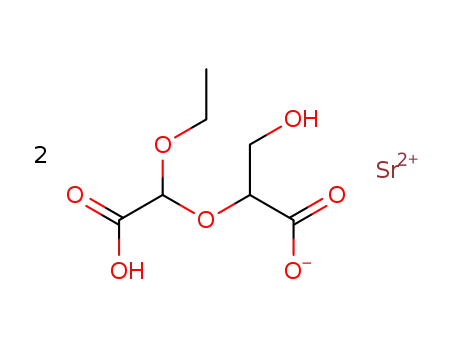 strontium 2-ethoxy-4-hydroxymethyl-3-oxa pentanedioate