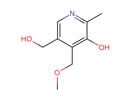 Molecular Structure of 1464-33-1 (4-methoxymethylpyridoxine)