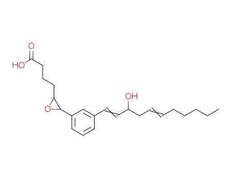 Oxiranebutanoic acid, 3-[3-(3-hydroxy-1,5-undecadienyl)phenyl]-