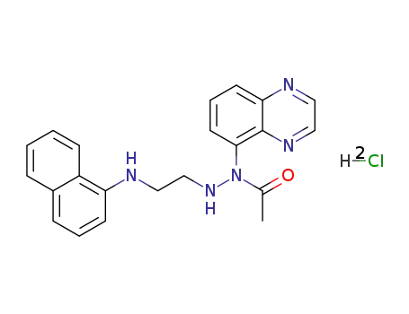 [2-(1-naphthylamino)ethylamino]-N-(5-quinoxalyl)-acetamide dihydrochloride