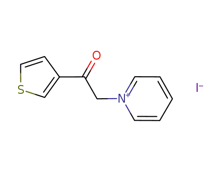 1-[2-oxo-2-(thiophen-3-yl)ethyl]pyridinium iodide
