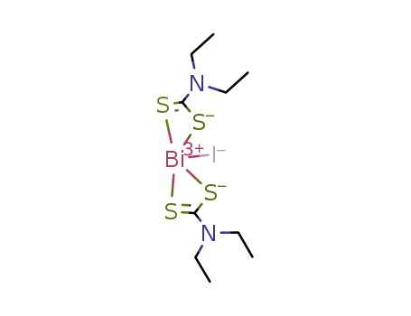 bis(NN-diethyldithiocarbamato)-iodo-bismuth(III)