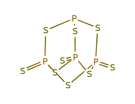 2,4,6,8,9,10-Hexathia-1,3,5,7-tetraphosphatricyclo[3.3.1.13,7]decane, 1,3,5-trisulfide