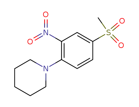 1-(4-(methylsulfonyl)-2-nitrophenyl)piperidine