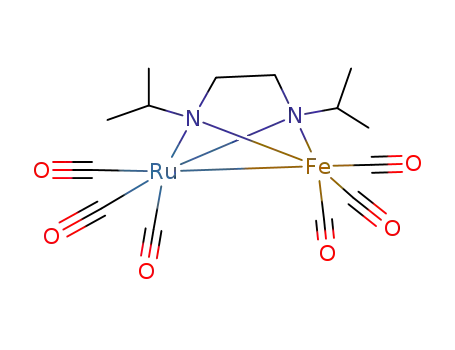 1,2-ethanediylbis(isopropylamido)hexacarbonylironruthenium