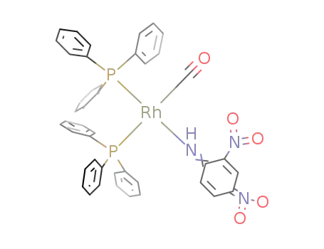 RhCO(P(C6H5)3)2HNC6H3(NO2)2