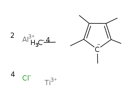 (pentamethylcyclopentadiene)titanium(Al2Cl4(C2H5)4)