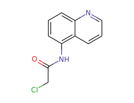 Molecular Structure of 121221-08-7 (2-CHLORO-N-QUINOLIN-5-YLACETAMIDE)