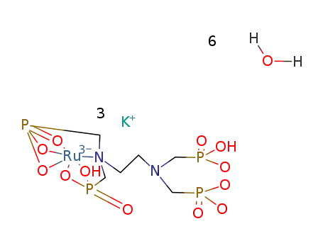 K3{ruthenium(III)(ethylenediamine-N,N,N',N'-tetramethylphosphonato)*6H2O}