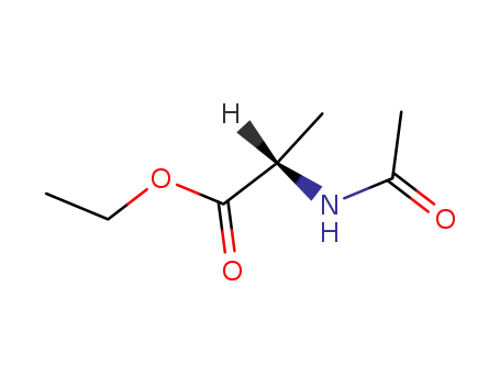 Molecular Structure of 5686-40-8 (L-Alanine, N-acetyl-, ethyl ester)