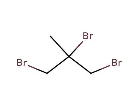 Molecular Structure of 631-28-7 (1,2,3-tribromo-2-methylpropane)