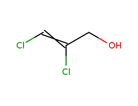 Molecular Structure of 2736-73-4 ((2Z)-2,3-dichloroprop-2-en-1-ol)