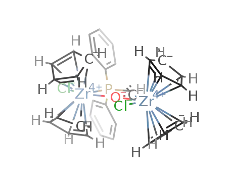 ((η5-cyclopentadienyl)2ZrCl)2(OCC(H)PPh2)