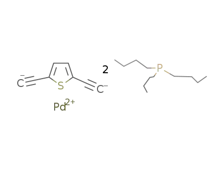poly(2,5-bis(ethynyl)thiophenebis(tributylphosphine)palladium)