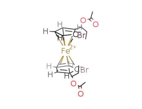 (R,R,pS,pS)-2,2'-bis(α-acetoxyethyl)-1,1'-dibromoferrocene