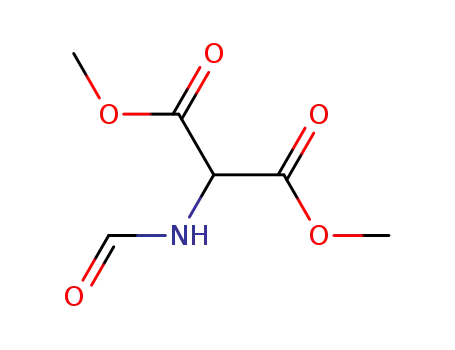 Molecular Structure of 27160-23-2 ((Formylamino)malonic acid dimethyl ester)