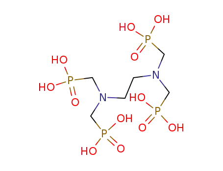 Molecular Structure of 1429-50-1 (Ethylenebis(nitrilodimethylene)tetraphosphonic acid)