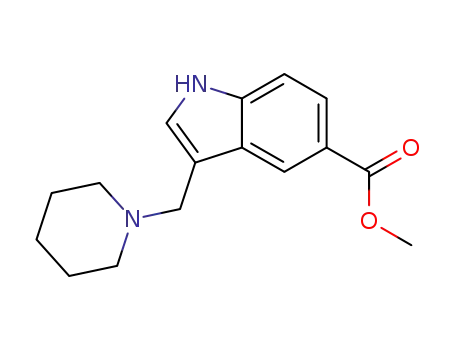 3-piperidin-1-ylmethyl-1H-indole-5-carboxylic acid methyl ester