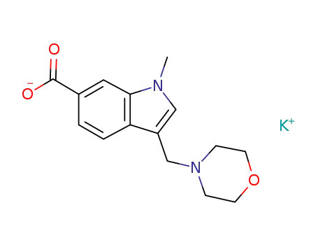 potassium 1-methyl-3-morpholin-4-ylmethyl-1H-indole-6-carboxylate