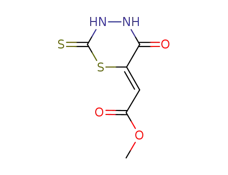 methyl (5-oxo-2-thioxo-[1,3,4]thiadiazinan-6-ylidene)acetate