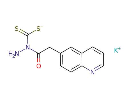 N'-(2-quinolin-6-yl-acetyl)-hydrazinecarbodithioic acid, potassium salt