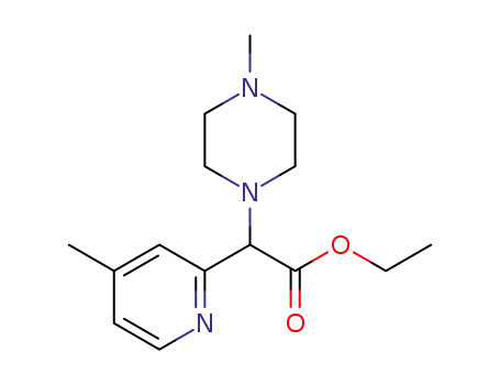 (+/-)-ethyl (4-methyl-1-piperazinyl)(4-methyl-2-pyridinyl)acetate
