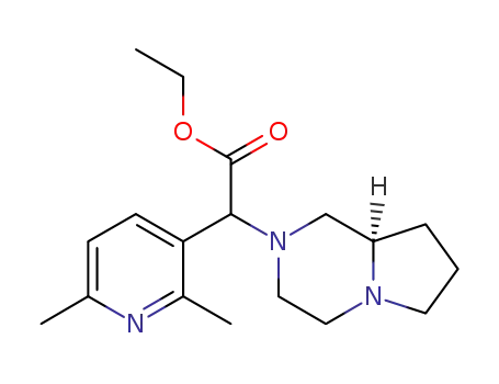 ethyl (2,6-dimethyl-3-pyridinyl)[(8aR)-hexahydropyrrolo[1,2-a]pyrazin-2(1H)-yl]acetate