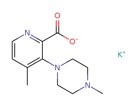 (+/-)-potassium (4-methyl-1-piperazinyl)(4-methyl-2-pyridinyl)carboxylate