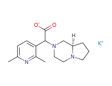 potassium (2,6-dimethyl-3-pyridinyl)[(8aR)-hexahydropyrrolo[1,2-a]pyrazin-2(1H)-yl]acetate
