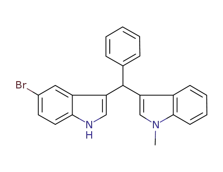 3-[(5-bromo-1H-indol-3-yl)(phenyl)methyl]-1-methyl-1H-indole