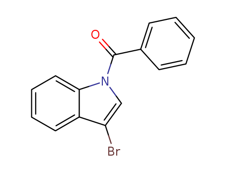 Methanone,(3-bromo-1H-indol-1-yl)phenyl- cas  6299-36-1