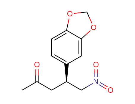 (S)-4-(benzo[d][1,3]dioxol-5-yl)-5-nitropentan-2-one