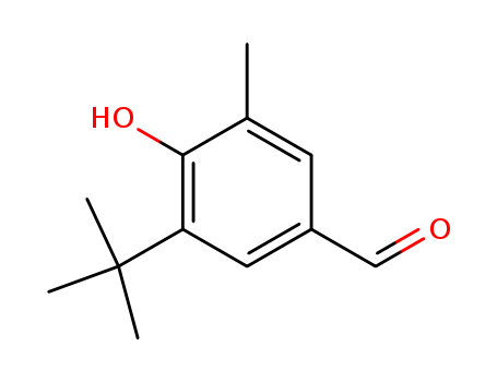 Benzaldehyde, 3-(1,1-dimethylethyl)-4-hydroxy-5-methyl-