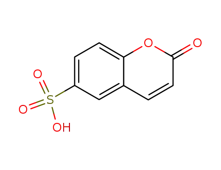 Molecular Structure of 27279-86-3 (2-Oxo-2H-1-benzopyran-6-sulphonic acid)