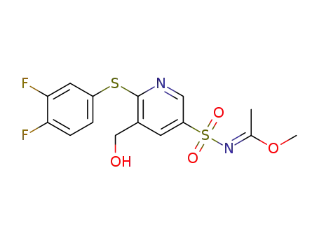 methyl (1E)-N-({6-[(3,4-difluorophenyl)thio]-5-(hydroxymethyl)pyridin-3-yl}sulfonyl)ethanimidoate
