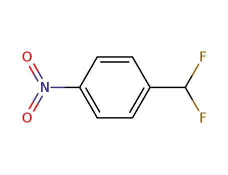 Molecular Structure of 29848-57-5 (1-(Difluoromethyl)-4-nitrobenzene)