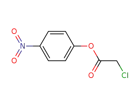 Molecular Structure of 777-84-4 (4-NITROPHENYL CHLOROACETATE)