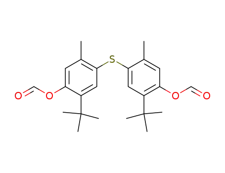 Molecular Structure of 21982-25-2 (Phenol, 4,4'-thiobis[2-(1,1-dimethylethyl)-5-methyl-, diformate)