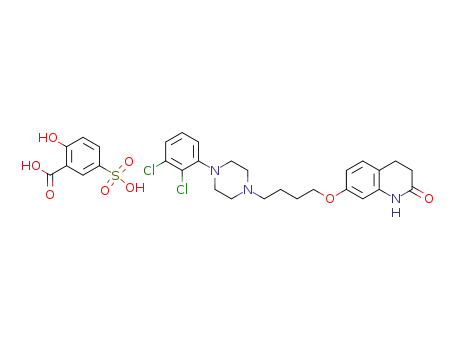 7-{4-[4-(2,3-dichlorophenyl)-1-piperazinyl]butoxy}-3,4-dihydro-2(1H)-quinolinone 5-sulfosalicylate